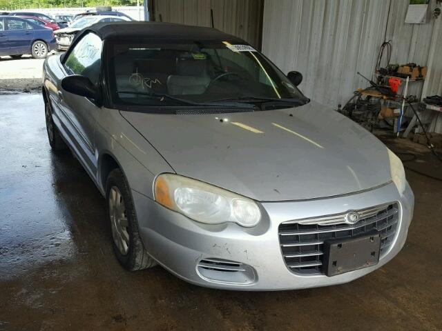 1C3EL45R65N521332 - 2005 CHRYSLER SEBRING SILVER photo 1