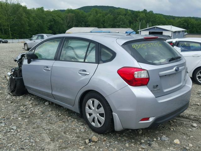 JF1GPAA65F8261823 - 2015 SUBARU IMPREZA BA SILVER photo 3