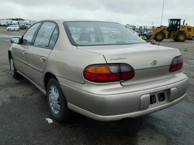 1G1ND52T0X6144372 - 1999 CHEVROLET MALIBU TAN photo 3