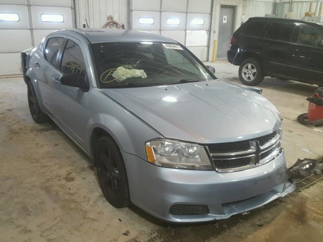 1C3CDZAB6DN713150 - 2013 DODGE AVENGER SE BLUE photo 1