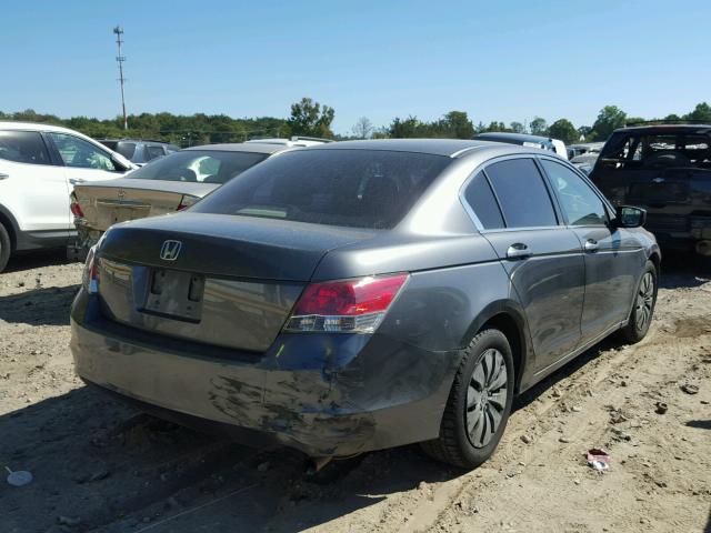 JHMCP26348C074326 - 2008 HONDA ACCORD LX GRAY photo 4