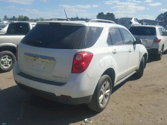 2GNALDEK0D1143707 - 2013 CHEVROLET EQUINOX LT WHITE photo 4