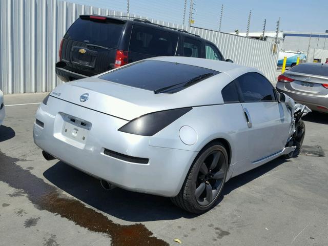 JN1AZ34D36M302685 - 2006 NISSAN 350Z COUPE SILVER photo 4