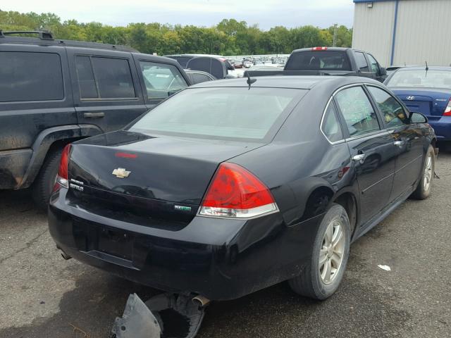 2G1WF5E36D1230752 - 2013 CHEVROLET IMPALA LS BLACK photo 4