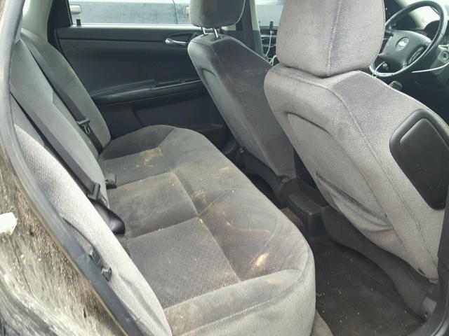 2G1WF5E36D1230752 - 2013 CHEVROLET IMPALA LS BLACK photo 6
