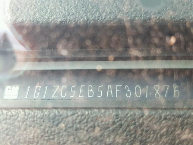 1G1ZC5EB5AF301876 - 2010 CHEVROLET MALIBU 1LT 白色 照片 10