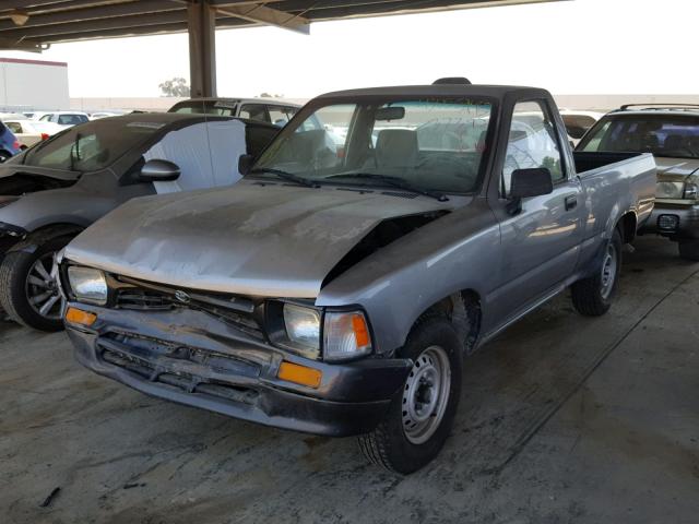 4TARN81A7RZ274007 - 1994 TOYOTA PICKUP 1/2 GRAY photo 2