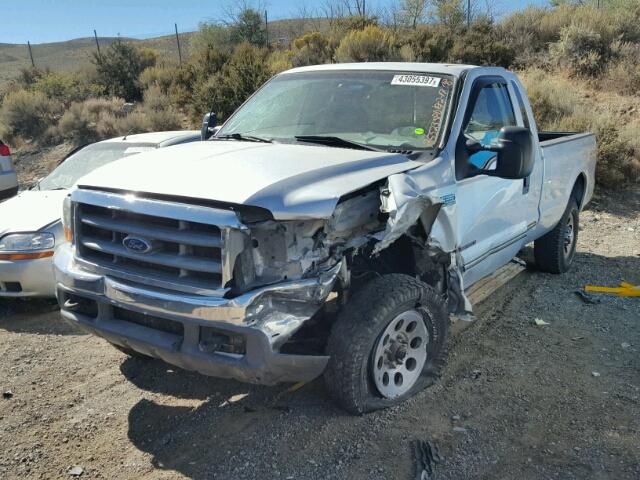 1FTSX31F9XEF05430 - 1999 FORD F350 SRW S SILVER photo 2