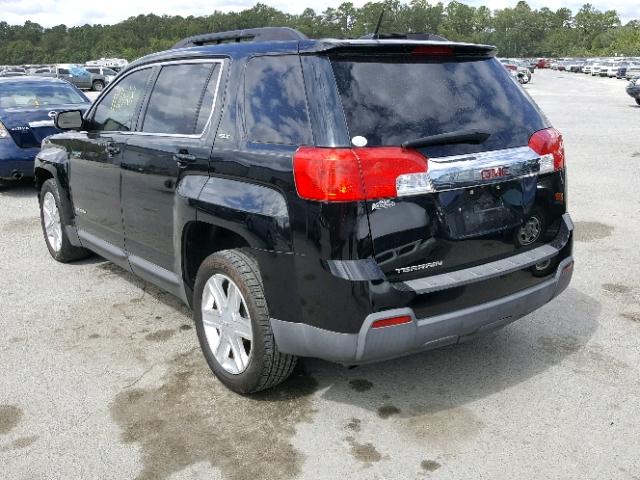 2CTALFEW8A6267637 - 2010 GMC TERRAIN SL BLACK photo 3