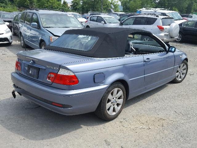 WBABW33475PG98645 - 2005 BMW 325 CI BLUE photo 4