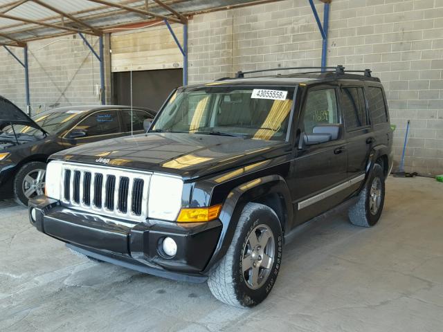 1J4RH4GK3AC106970 - 2010 JEEP COMMANDER BLACK photo 2
