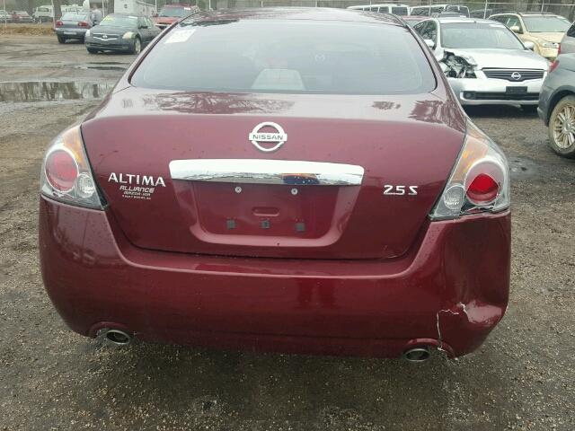 1N4AL2AP4CN440271 - 2012 NISSAN ALTIMA BAS BURGUNDY photo 9