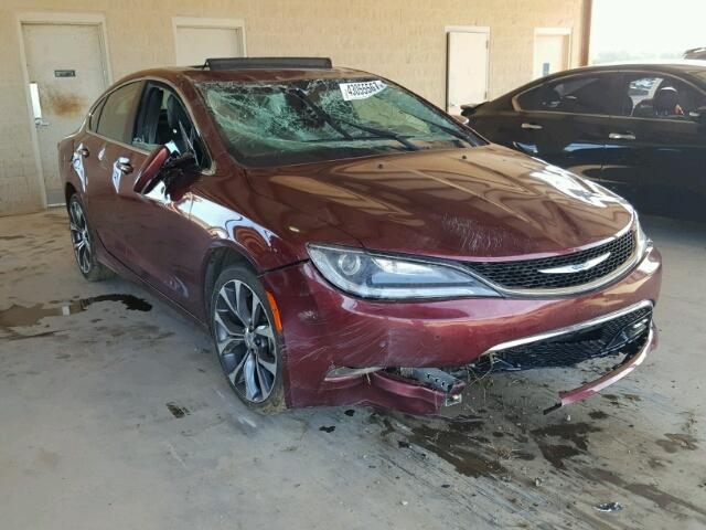 1C3CCCCG4FN551210 - 2015 CHRYSLER 200 C MAROON photo 1