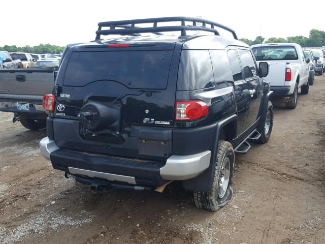 JTEBU11F89K059431 - 2009 TOYOTA FJ CRUISER BLACK photo 4