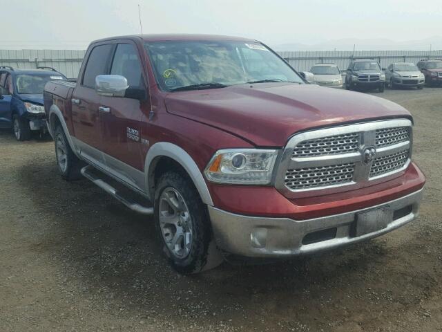 1C6RR7NT1DS706856 - 2013 RAM 1500 LARAM BURGUNDY photo 1