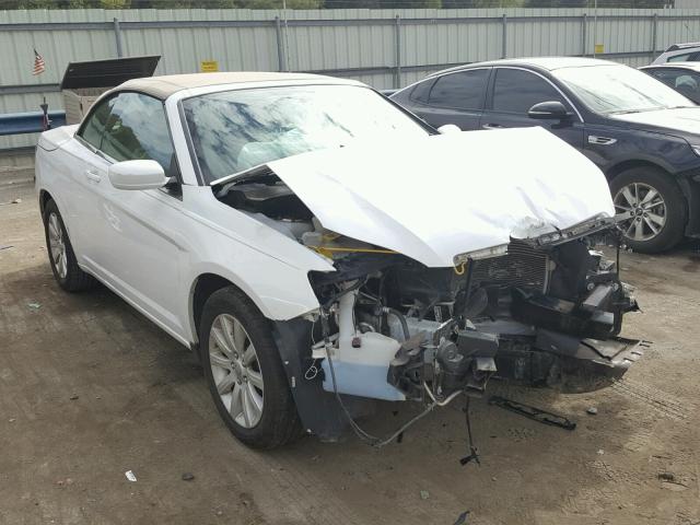 1C3BCBEBXDN511637 - 2013 CHRYSLER 200 TOURIN WHITE photo 1