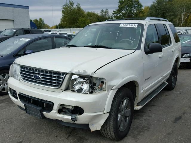 1FMDU85W14ZA03777 - 2004 FORD EXPLORER WHITE photo 2