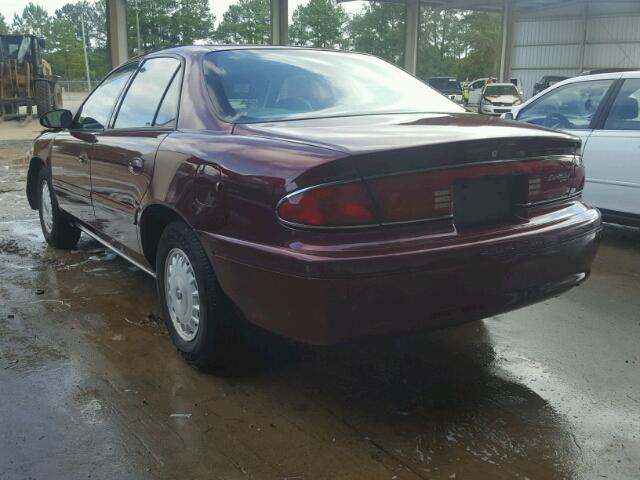 2G4WY55J5Y1226905 - 2000 BUICK CENTURY LI BURGUNDY photo 3