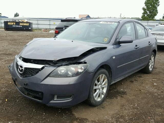 JM1BK32F971731522 - 2007 MAZDA 3 I GRAY photo 2