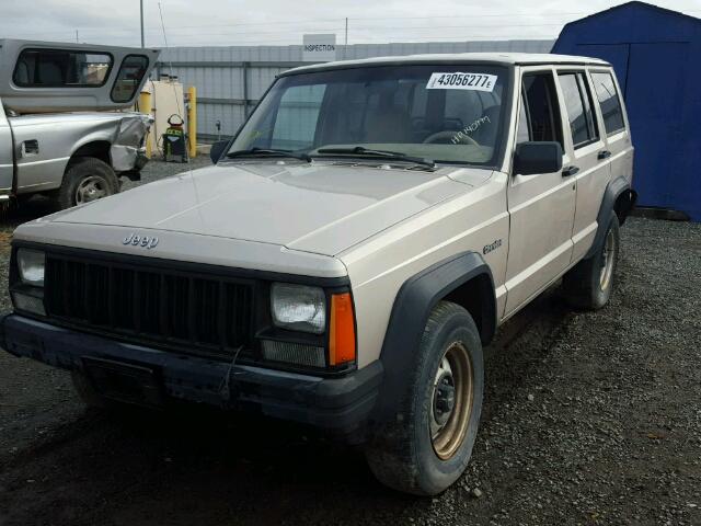 1J4FJ28S4SL519685 - 1995 JEEP CHEROKEE S TAN photo 2