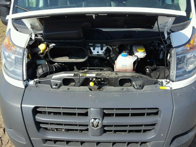 3C6TRVBG9HE505605 - 2017 RAM PROMASTER WHITE photo 7