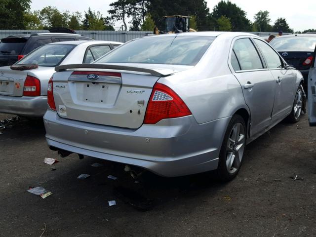 3FAH90KC4BR316838 - 2011 FORD FUSION SPO GRAY photo 4