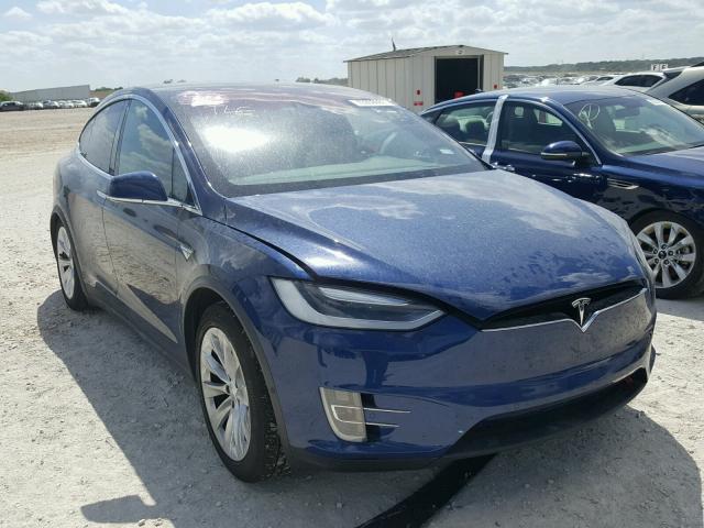 5YJXCBE21GF022645 - 2016 TESLA MODEL X BLUE photo 1