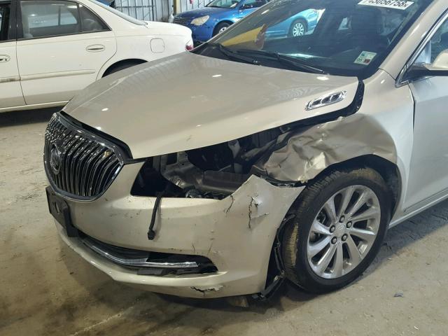 1G4GD5G36GF178143 - 2016 BUICK LACROSSE P GOLD photo 9