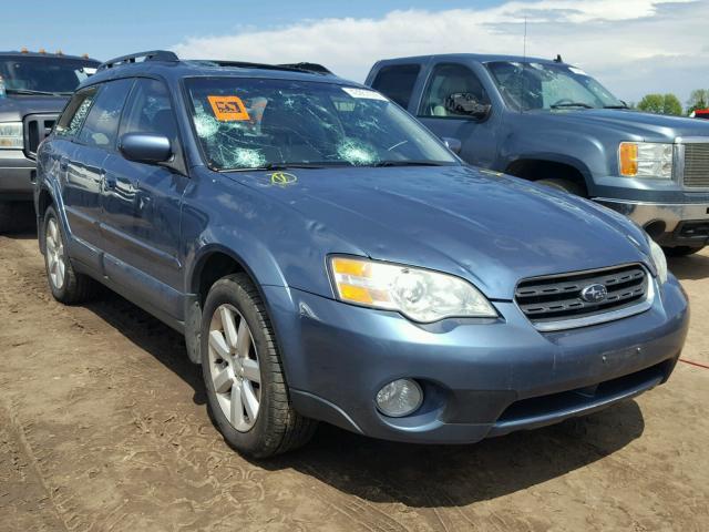 4S4BP62CX67359561 - 2006 SUBARU LEGACY OUT BLUE photo 1