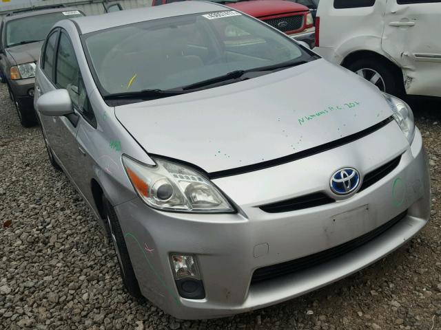 JTDKN3DU2A0073977 - 2010 TOYOTA PRIUS SILVER photo 1