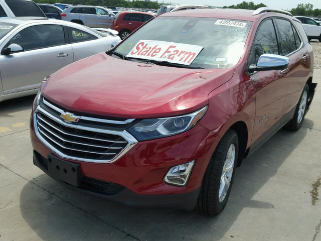 2GNAXMEV8J6239632 - 2018 CHEVROLET EQUINOX PR RED photo 2