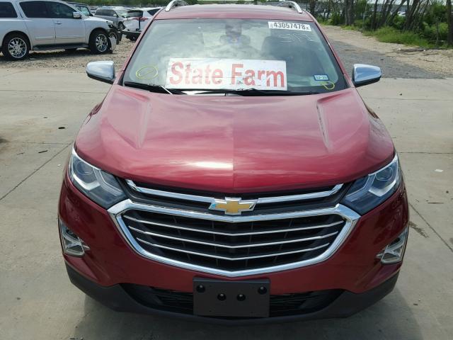 2GNAXMEV8J6239632 - 2018 CHEVROLET EQUINOX PR RED photo 9