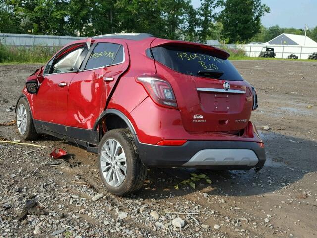 KL4CJESB1JB585029 - 2018 BUICK ENCORE PRE MAROON photo 3