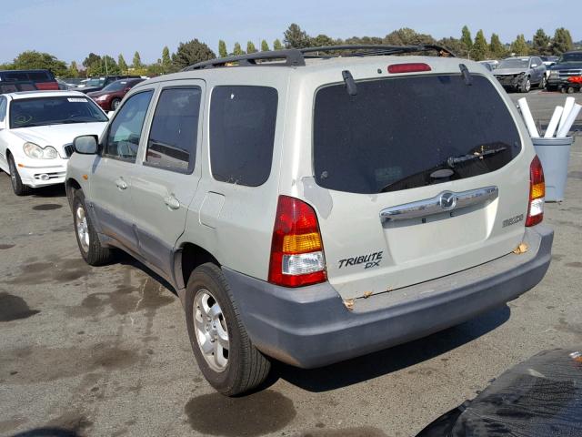 4F2YZ02B43KM00398 - 2003 MAZDA TRIBUTE DX 金色 照片 3