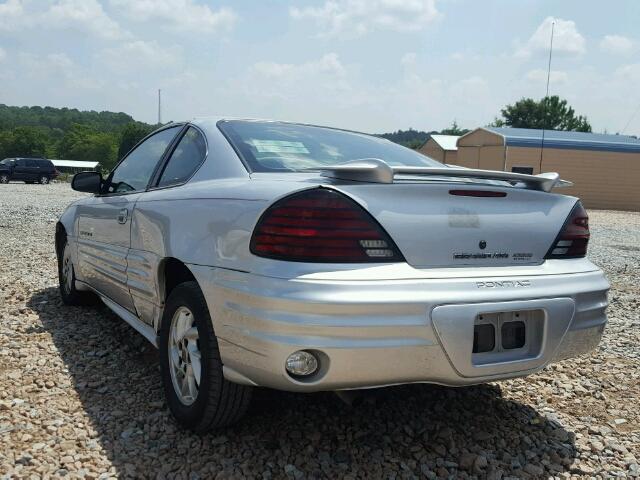 1G2NF12E91M526788 - 2001 PONTIAC GRAND AM S SILVER photo 3