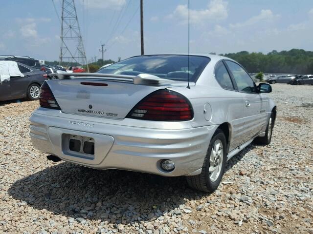 1G2NF12E91M526788 - 2001 PONTIAC GRAND AM S SILVER photo 4