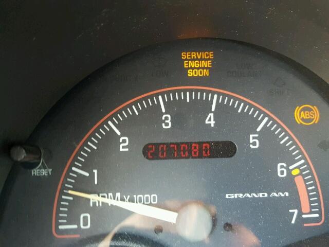 1G2NF12E91M526788 - 2001 PONTIAC GRAND AM S SILVER photo 8