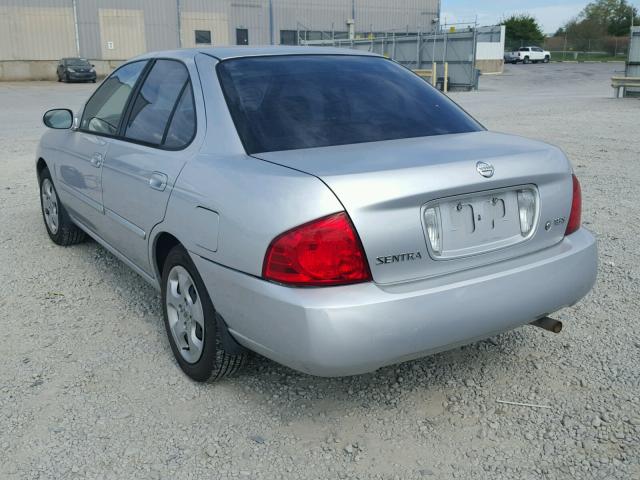 3N1CB51D26L479574 - 2006 NISSAN SENTRA GRAY photo 3