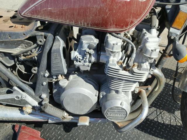 JKAKZEH15BA003802 - 1981 KAWASAKI KZ650 H MAROON photo 7