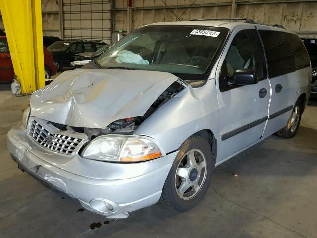 2FMDA514X2BA70454 - 2002 FORD WINDSTAR L SILVER photo 2