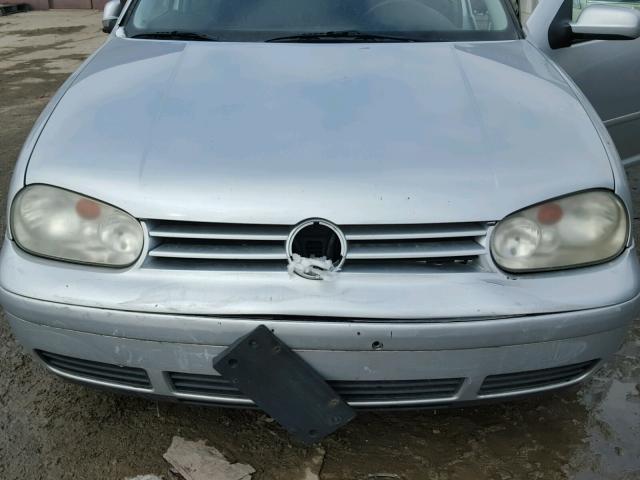 9BWFK61J734078356 - 2003 VOLKSWAGEN GOLF GL SILVER photo 7