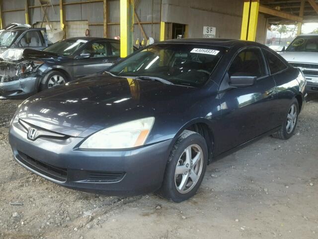 1HGCM71584A014542 - 2004 HONDA ACCORD EX BLUE photo 2