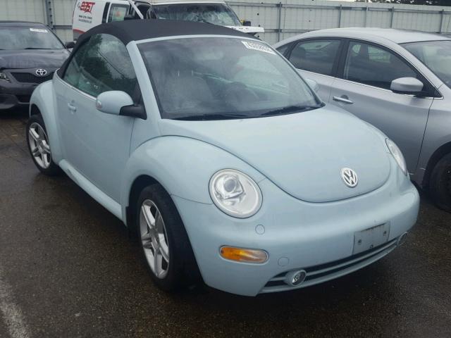 3VWCD31Y74M337708 - 2004 VOLKSWAGEN NEW BEETLE ლურჯი ფოტო 1