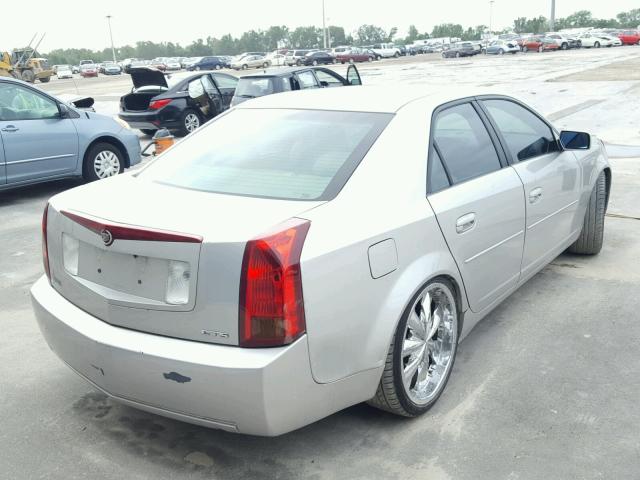 1G6DM577440132533 - 2004 CADILLAC CTS SILVER photo 4