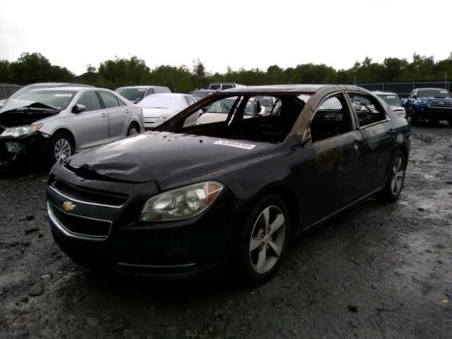 1G1ZC5E11BF135963 - 2011 CHEVROLET MALIBU 1LT შავი ფოტო 2