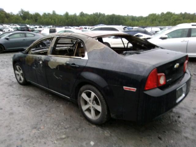 1G1ZC5E11BF135963 - 2011 CHEVROLET MALIBU 1LT შავი ფოტო 3