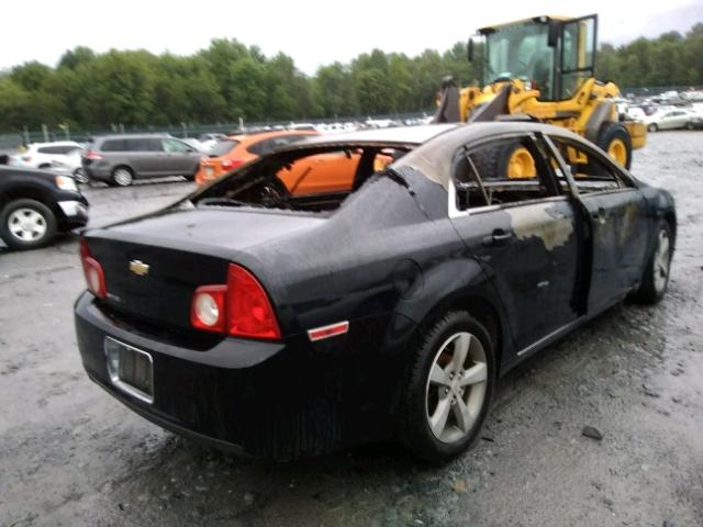 1G1ZC5E11BF135963 - 2011 CHEVROLET MALIBU 1LT შავი ფოტო 4