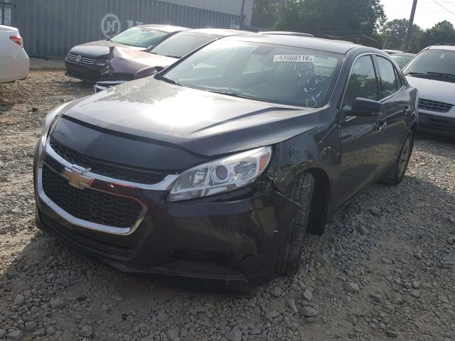 1G11C5SL8FF180441 - 2015 CHEVROLET MALIBU 1LT BLACK photo 2