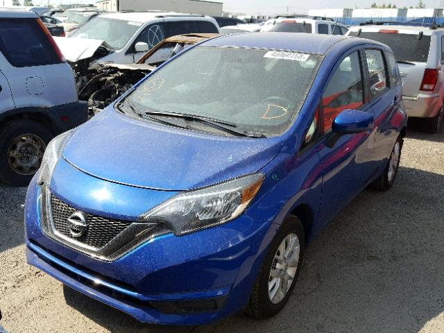 3N1CE2CP1HL363928 - 2017 NISSAN VERSA NOTE BLUE photo 2