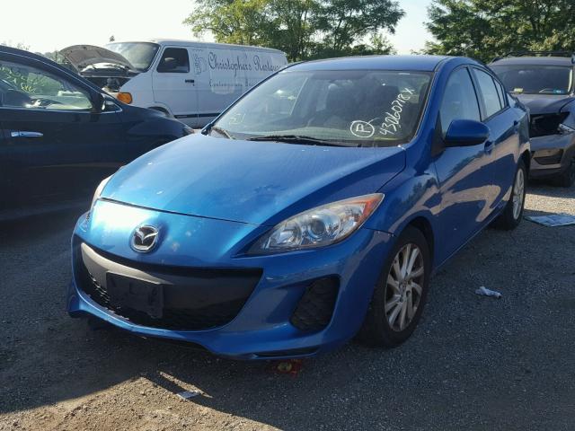 JM1BL1V83C1637306 - 2012 MAZDA 3 I BLUE photo 2